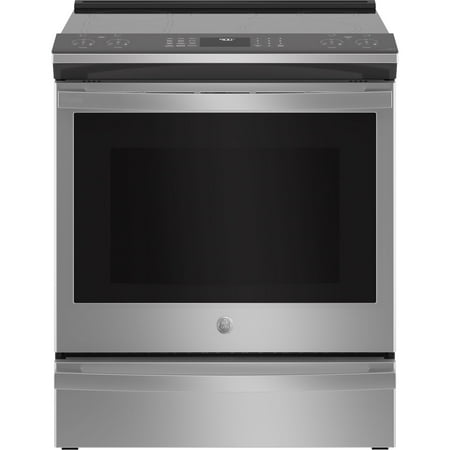 GE Profile 30 in 5.3 cu ft Slide-In Electric Induction Range in Stainless Steel