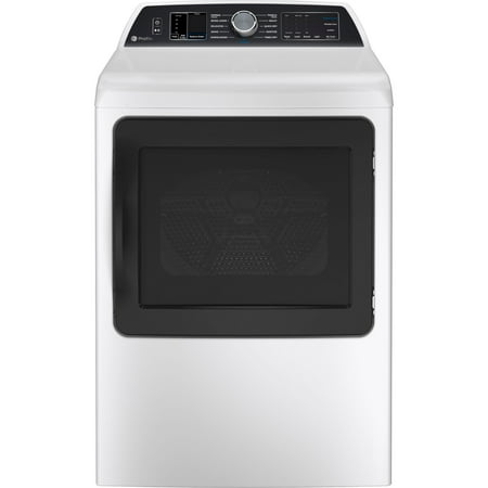 GE Profile - 7.4 cu. ft. Smart Electric Dryer with Sanitize Cycle and Sensor Dry - White