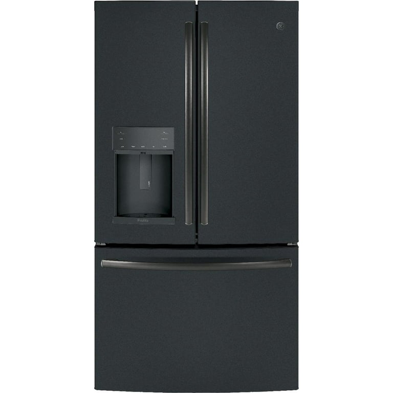 GE Appliances PYE22KELDS Black Slate Series 36 Inch Counter Depth French Door Refrigerator Black Slate Walmart