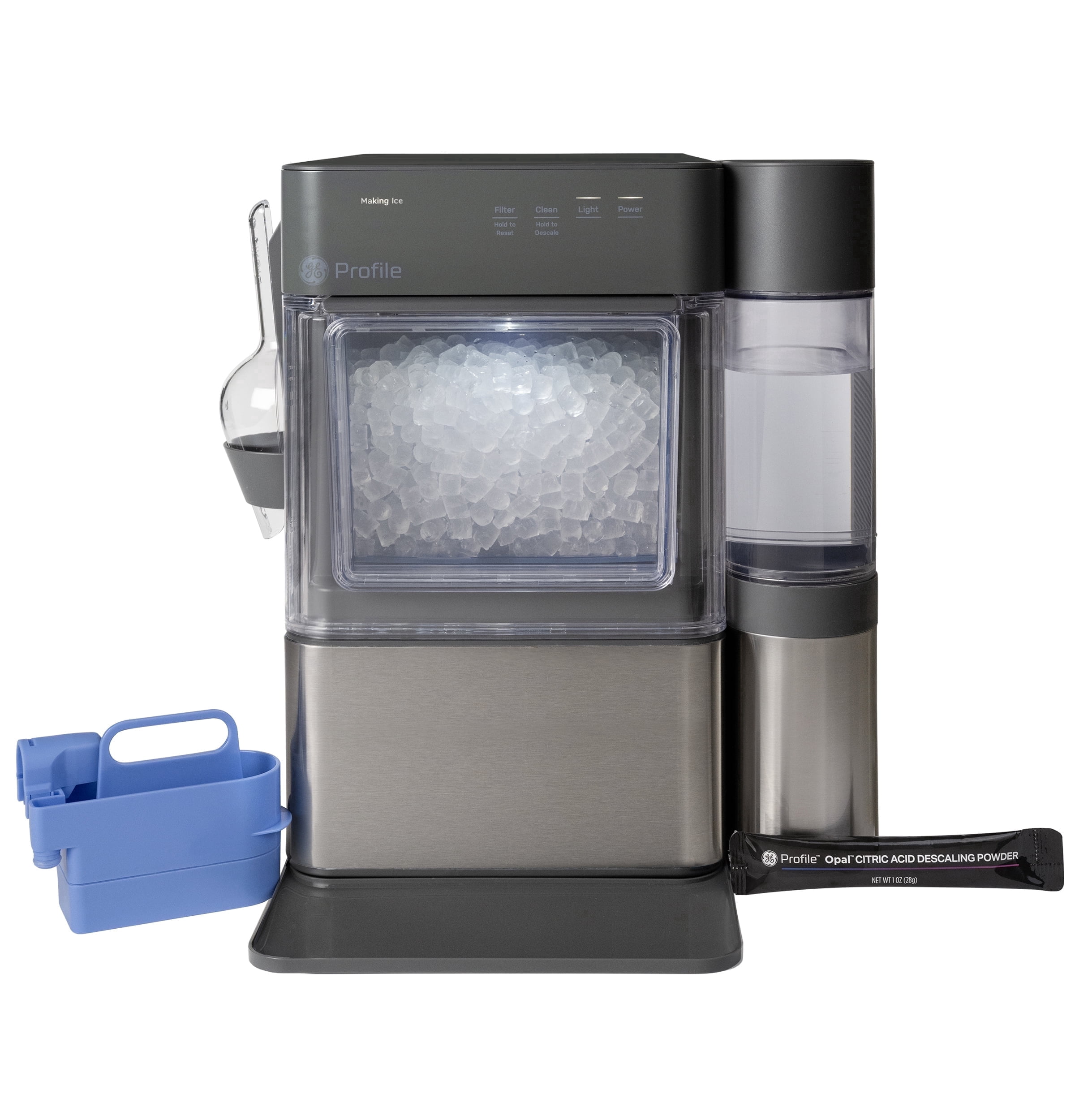 GE Profile Opal Mini Pro Nugget Ice Maker With 0.5 Gallon Side Tank WiFi Stainless Steel