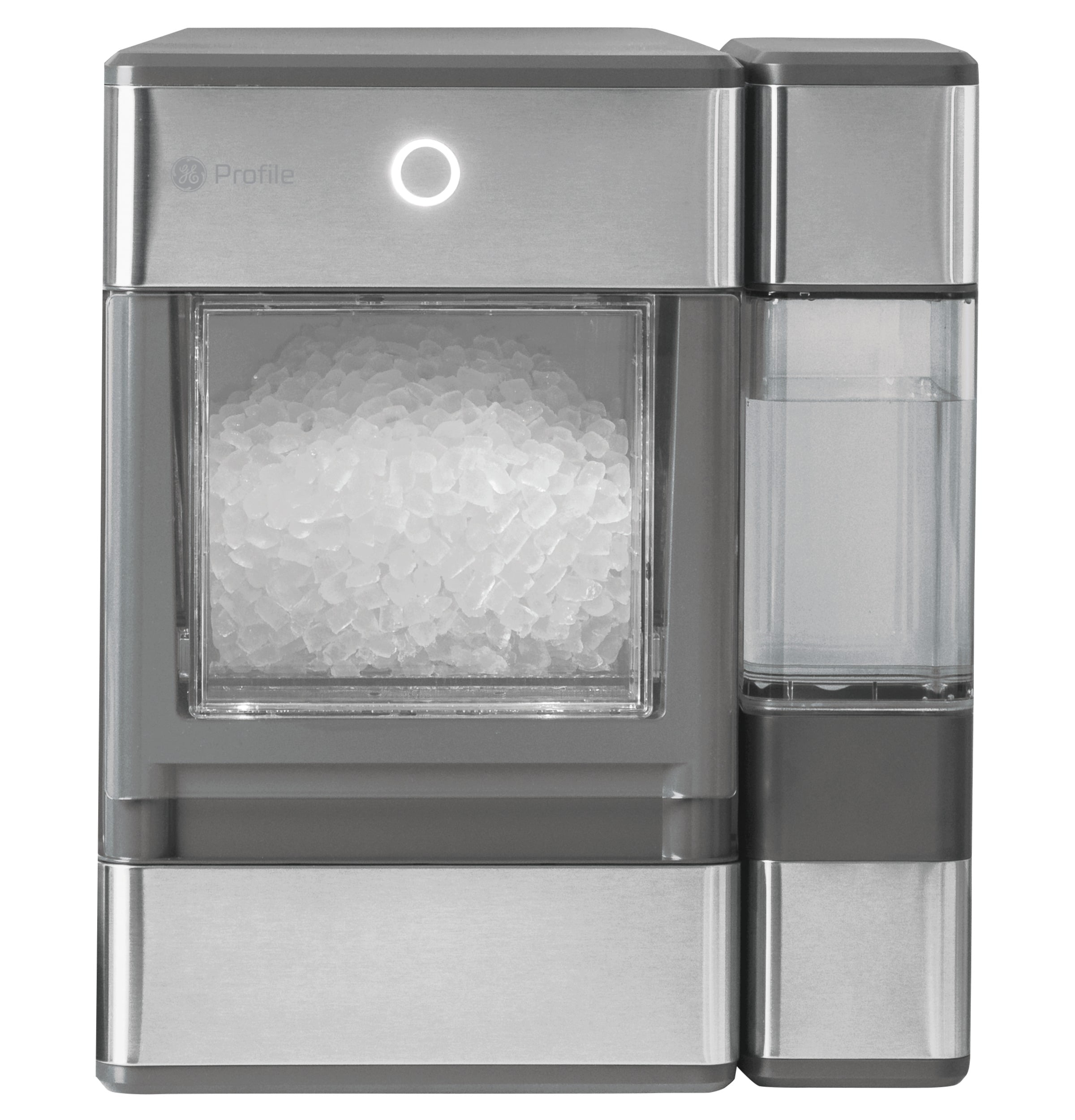 GE Profile Opal Nugget Ice Maker with Side Tank, Countertop Icemaker, Stainless Steel, OPAL01GENKT