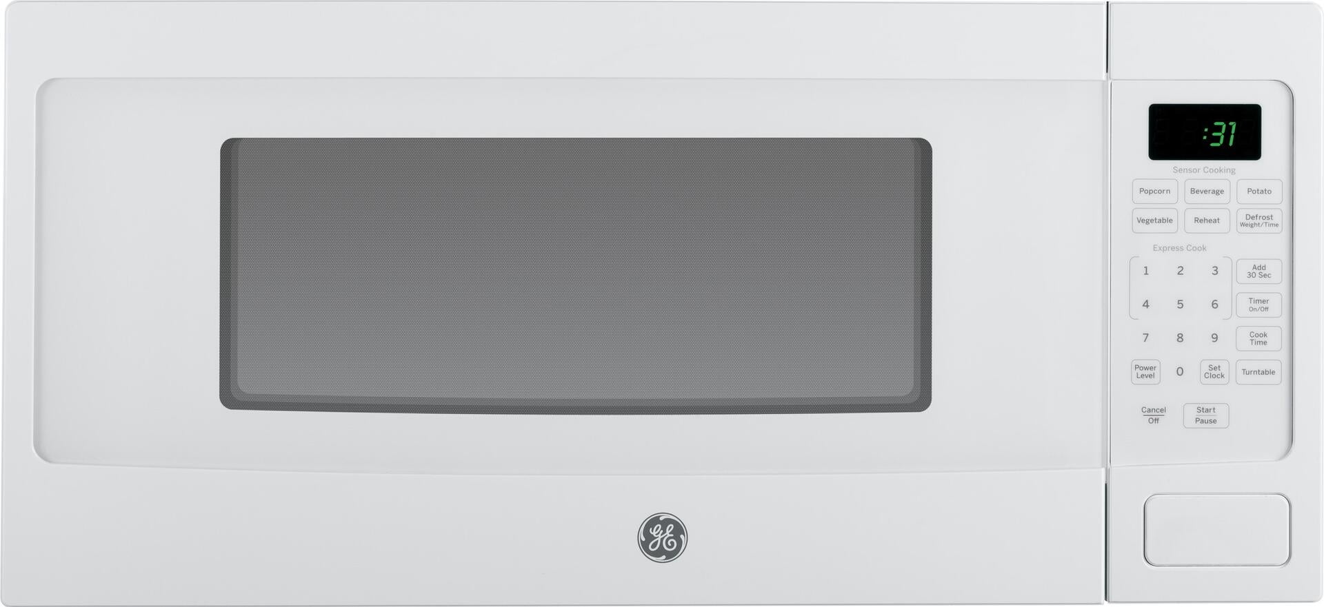 GE Profile PEM31DFWW 24 Inch 1.1 cu. ft. Capacity Countertop Microwave with 800 Cooking Watts