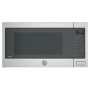 GE Profile PES7227SLSS 25 inch Countertop Sensor Microwave Oven with 2.2 cu. ft. Capacity Weight and Time Defrost Instant On Control Contro