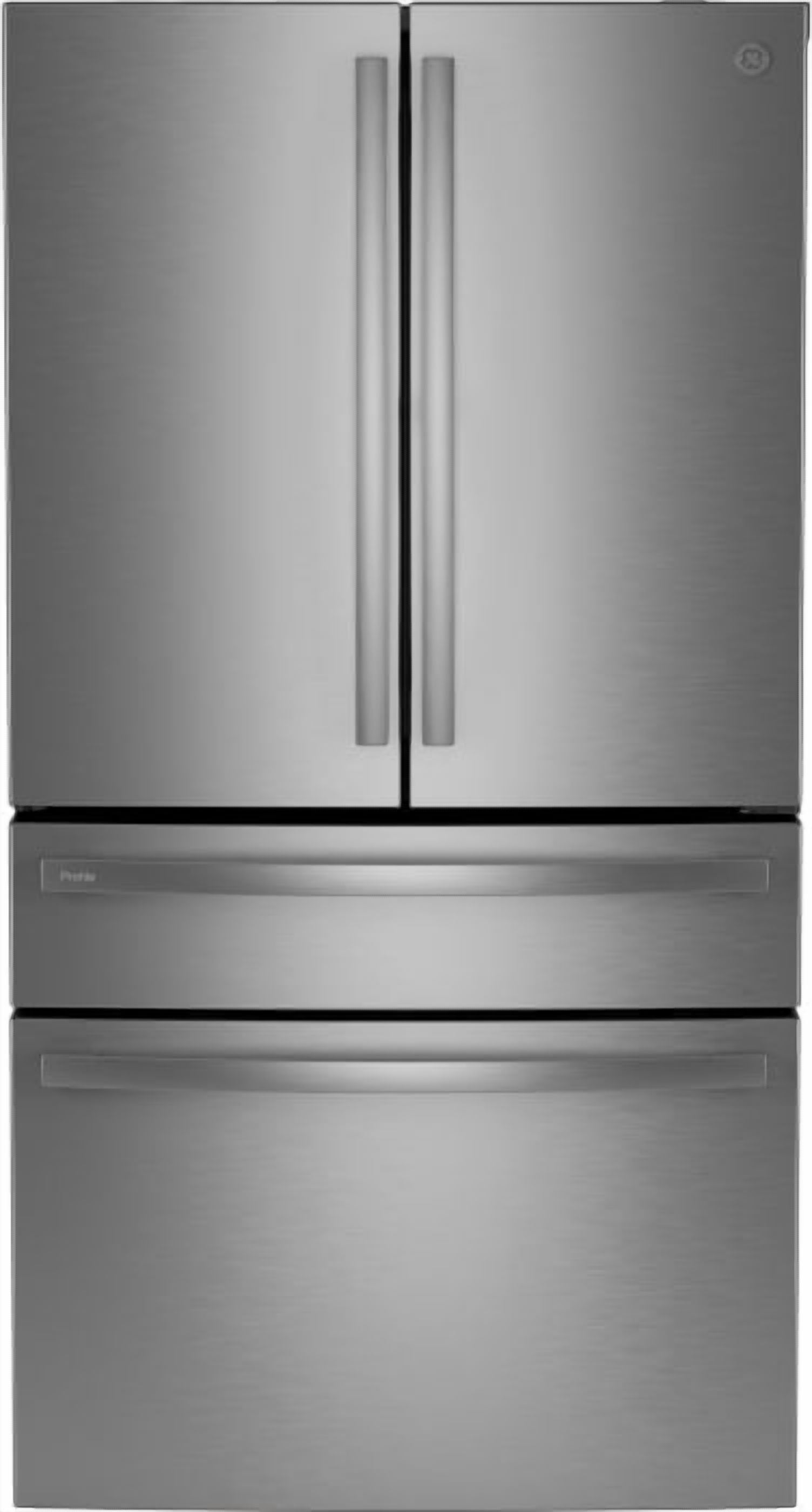 GE Profile PJE23BYWFS 36 Inch Counter-Depth Smart 4-Door French-Door Refrigerator with 23.2 cu. ft. Capacity Stainless Steel
