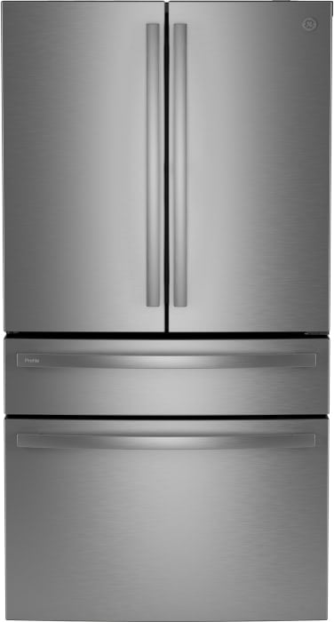 GE Profile PJE23BYWFS 36 Inch Counter-Depth Smart 4-Door French-Door Refrigerator with 23.2 cu. ft. Capacity Stainless Steel