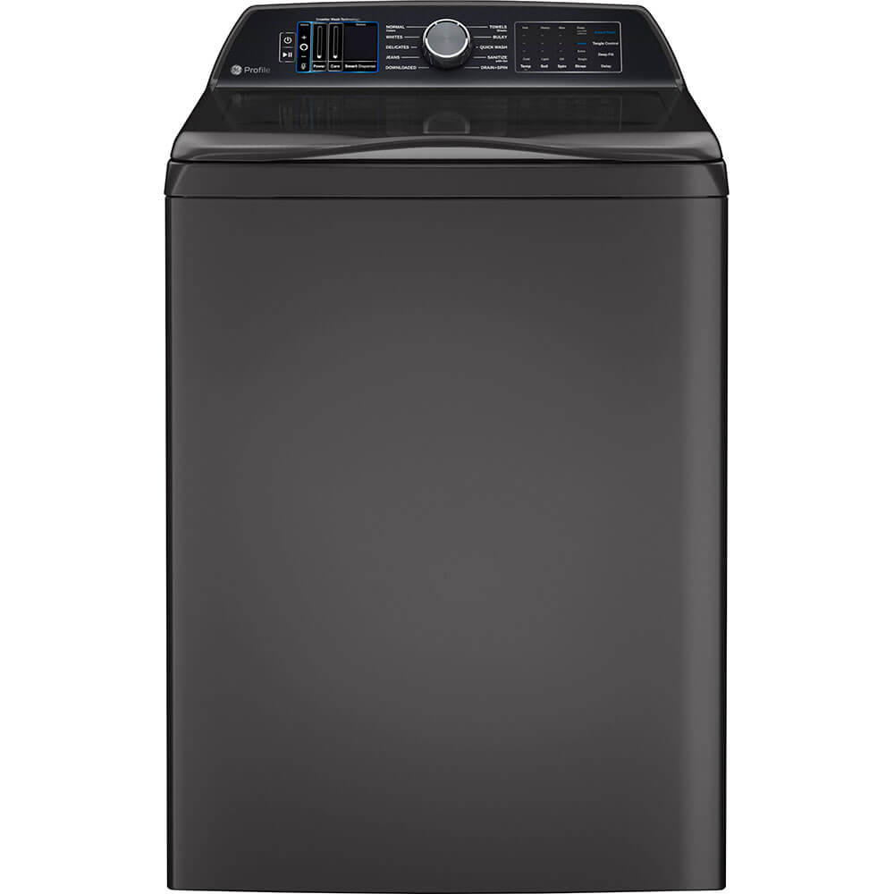 GE Profile PTW900BPTDG 5.4 Cu. Ft. Diamond Gray Top Load High Efficiency Washer