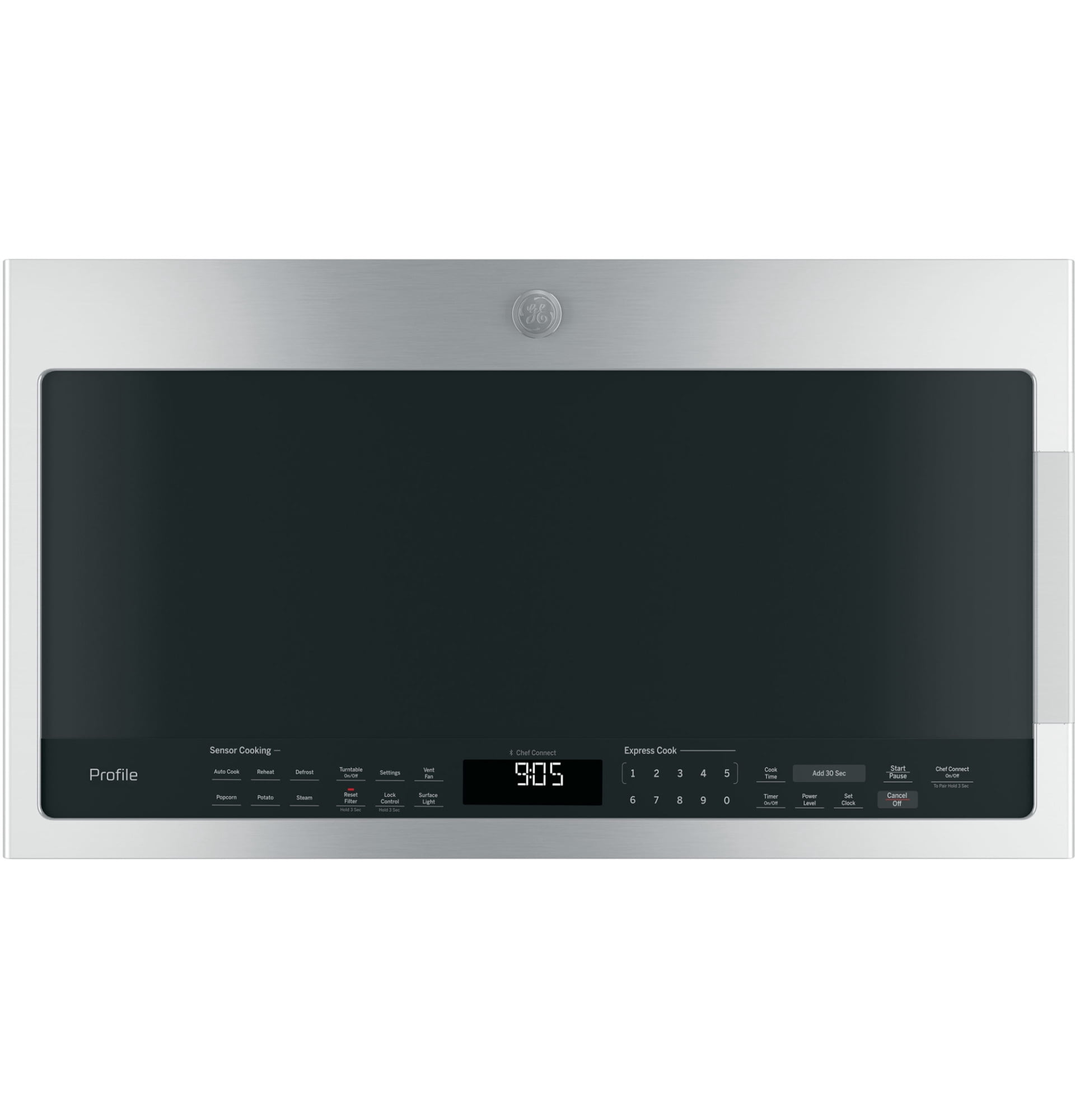GE Profile PVM9005SJSS 30 Over-the-Range Microwave with 2.1 cu. ft. Capacity in Stainless Steel
