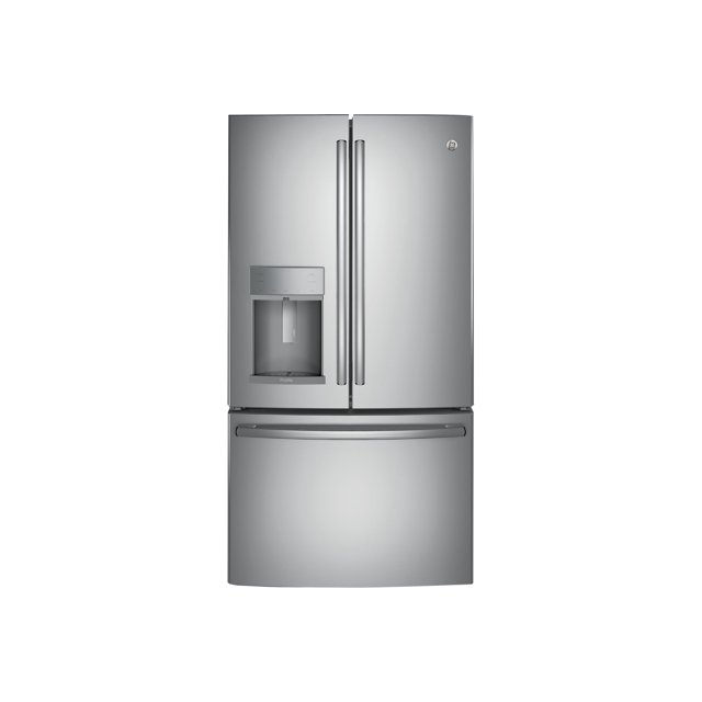 "GE Profile PYE22KSKSS Refrigerator/freezer french door bottom freezer with water dispenser