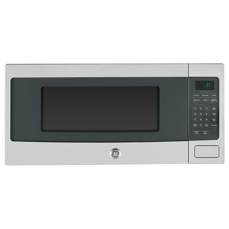 GE - Profile Series 1.1 Cu. Ft. Mid-Size Microwave with Sensor Cooking - Stainless Steel