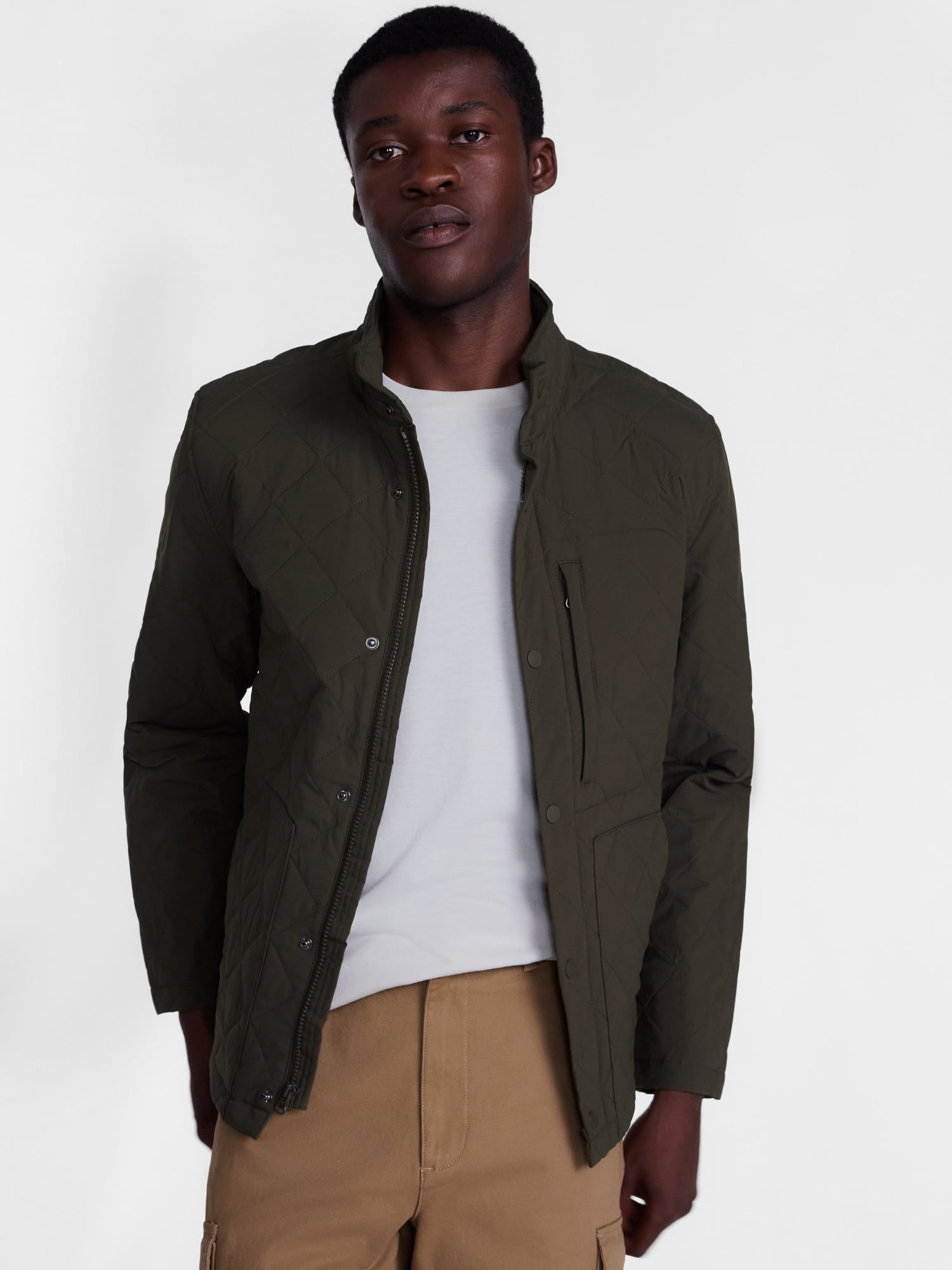 George Men's and Big Men's Quilted Jacket, Sizes S-3XL