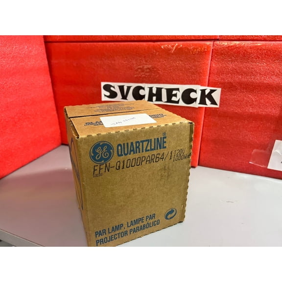 GE Quartzline FFN-Q1000 PAR64/1 120V 1000W Mogul Quartz Stage Light Lamp Bulb