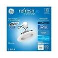 thumbnail image 1 of GE Refresh 65 Watt Equivalent White Dimmable Recessed Downlight (4-in) Energetic Daylight, 1 of 3
