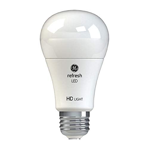 GE Refresh HD Dimmable LED Light Bulbs, A19 General Purpose (40 Watt Replacement LED Light Bulbs), 450 Lumen, Medium Base Light Daylight, 2-Pack LED Bulbs