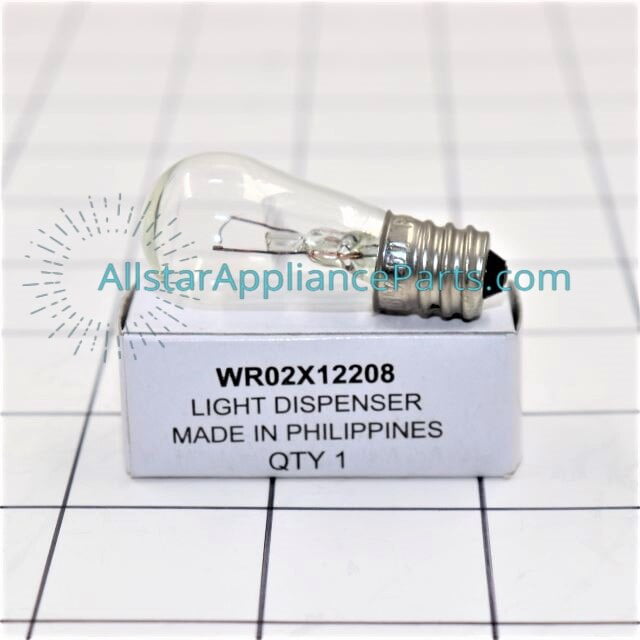 WR02X12208 GE Refrigerator light bulb