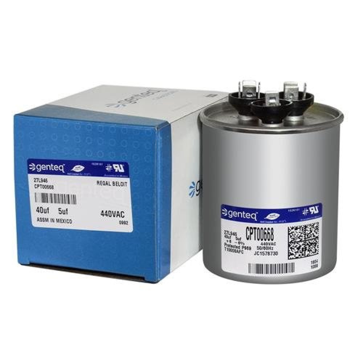 40/5 MFD 440V Dual Run Capacitor - Replacement For GE 97F9838, 97F9856 2 thumbnail image