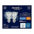 thumbnail image 1 of GE Reveal 2-Pack 50 W Equivalent Dimmable Color-Enhancing Par20 LED Light Fixture Light Bulbs, 1 of 5