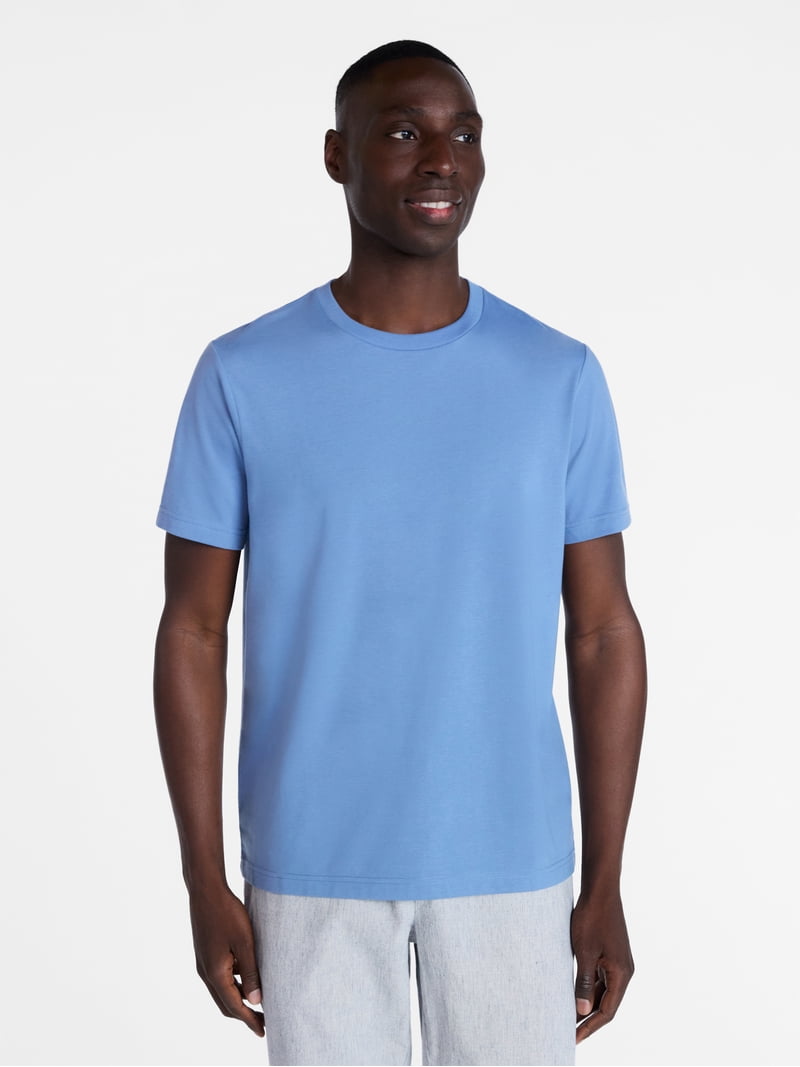 George Men's and Big Men's Classic Fit Crewneck Tee with Short