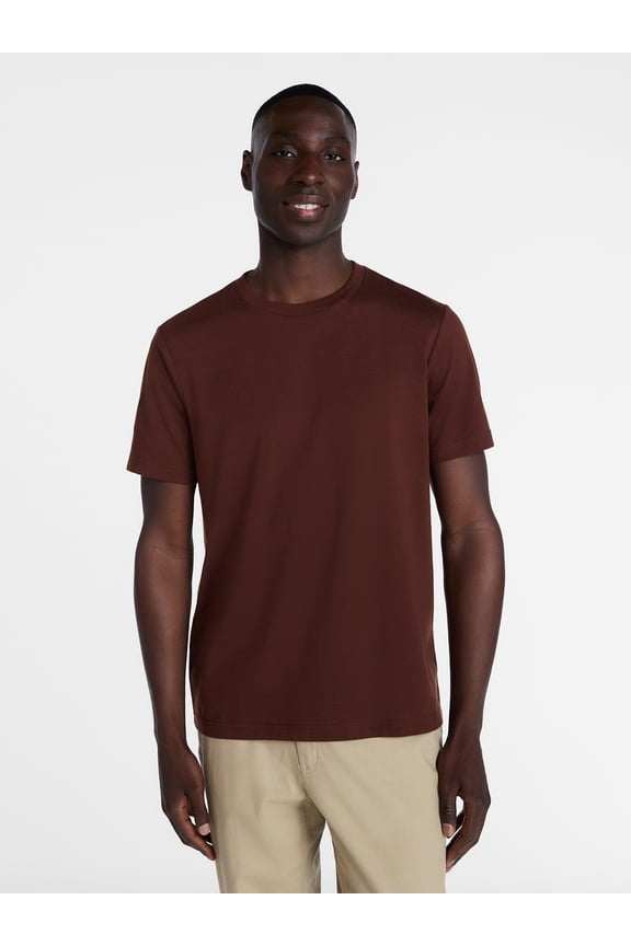 Men's and Big Men's Crewneck Tee with Short Sleeves, Sizes XS-6XB