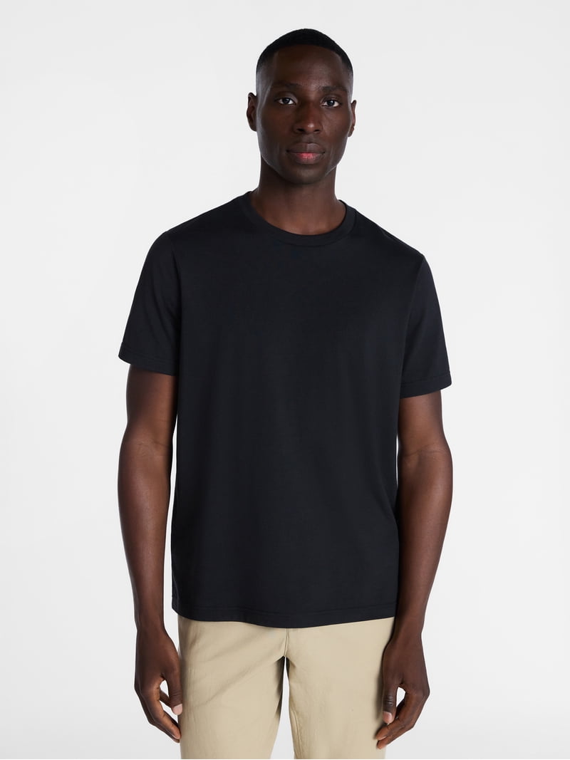 George Men's and Big Men's Classic Fit Crewneck Tee with Short