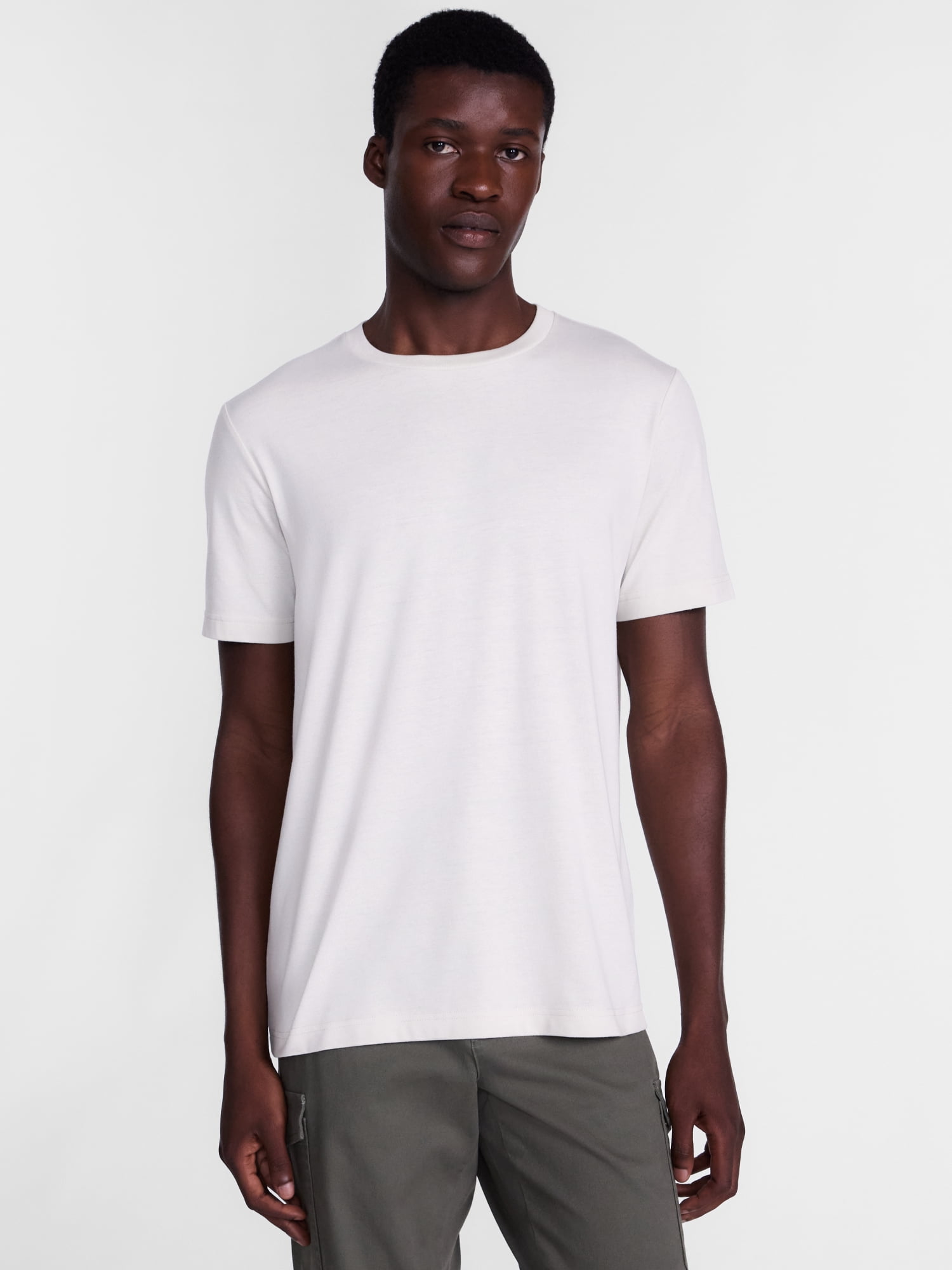 George Men's and Big Men's Crewneck Tee with Short Sleeves, Sizes XS-6XB