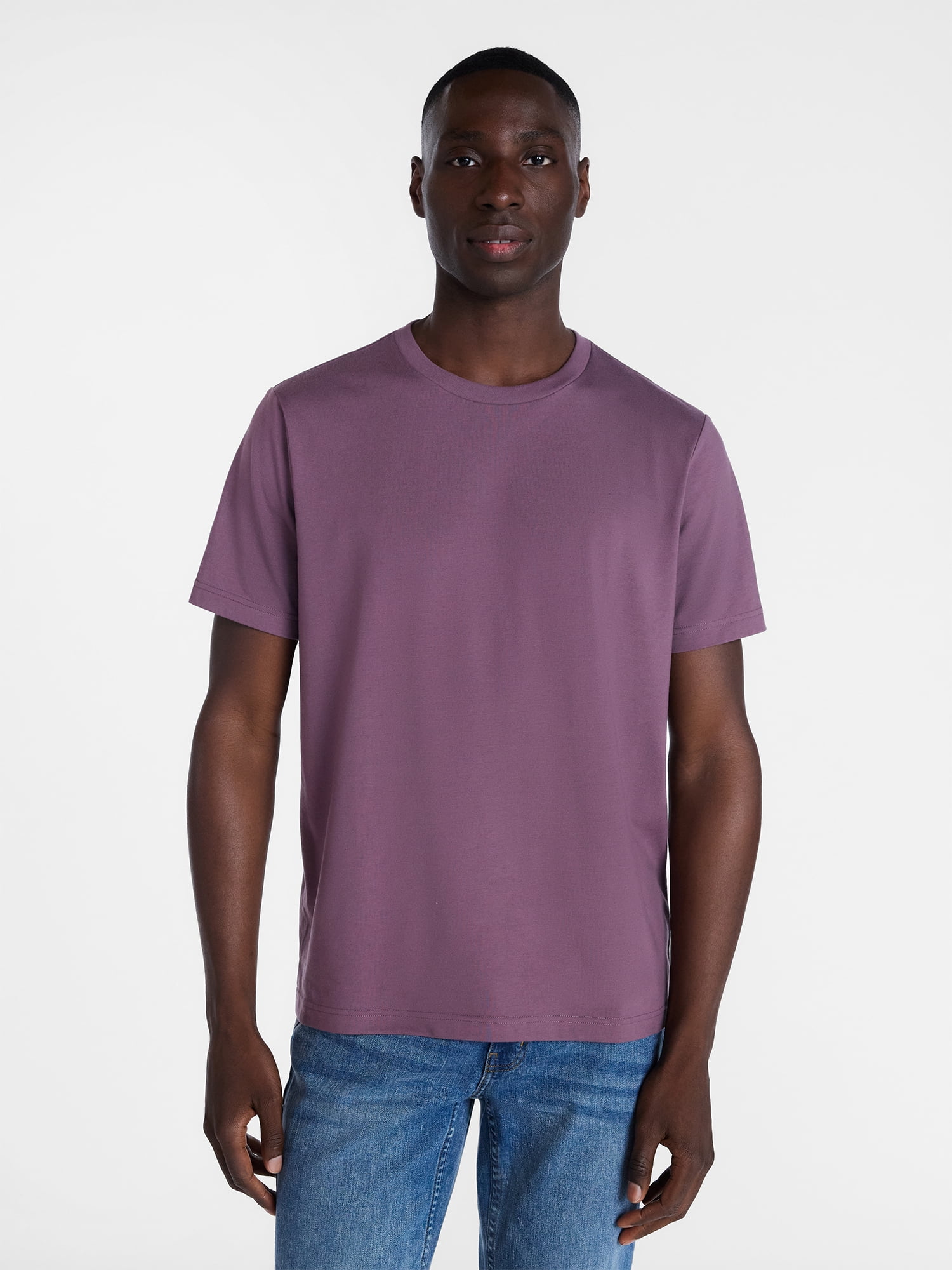 George Men's and Big Men's Crewneck Tee with Short Sleeves, Sizes XS-6XB