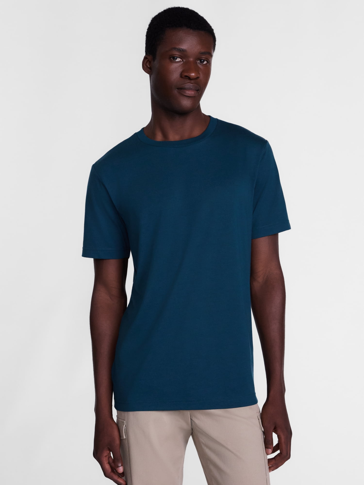 George Men's and Big Men's Crewneck Tee with Short Sleeves, Sizes XS-6XB