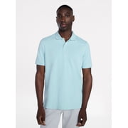 Men's & Big Men's Classic Fit Pique Polo with Short Sleeves, Sizes XS-5XL, LT-3XLT