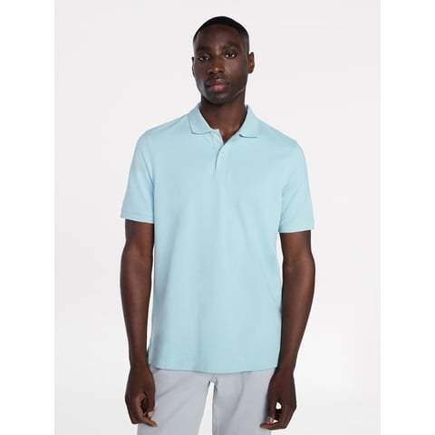 Men's & Big Men's Classic Fit Pique Polo with Short Sleeves, Sizes XS-5XL, LT-3XLT