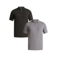 thumbnail image 1 of George Men’s and Big Men’s Pique Polo Shirt, 2-Pack, Sizes S-3XL, 1 of 2