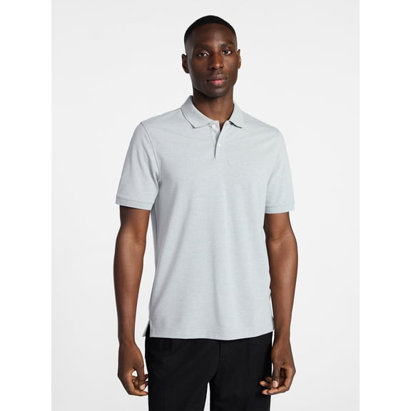 George Men's and Big and Tall Men's Pique Polo with Short Sleeves, Sizes XS-5XL, LT-3XLT