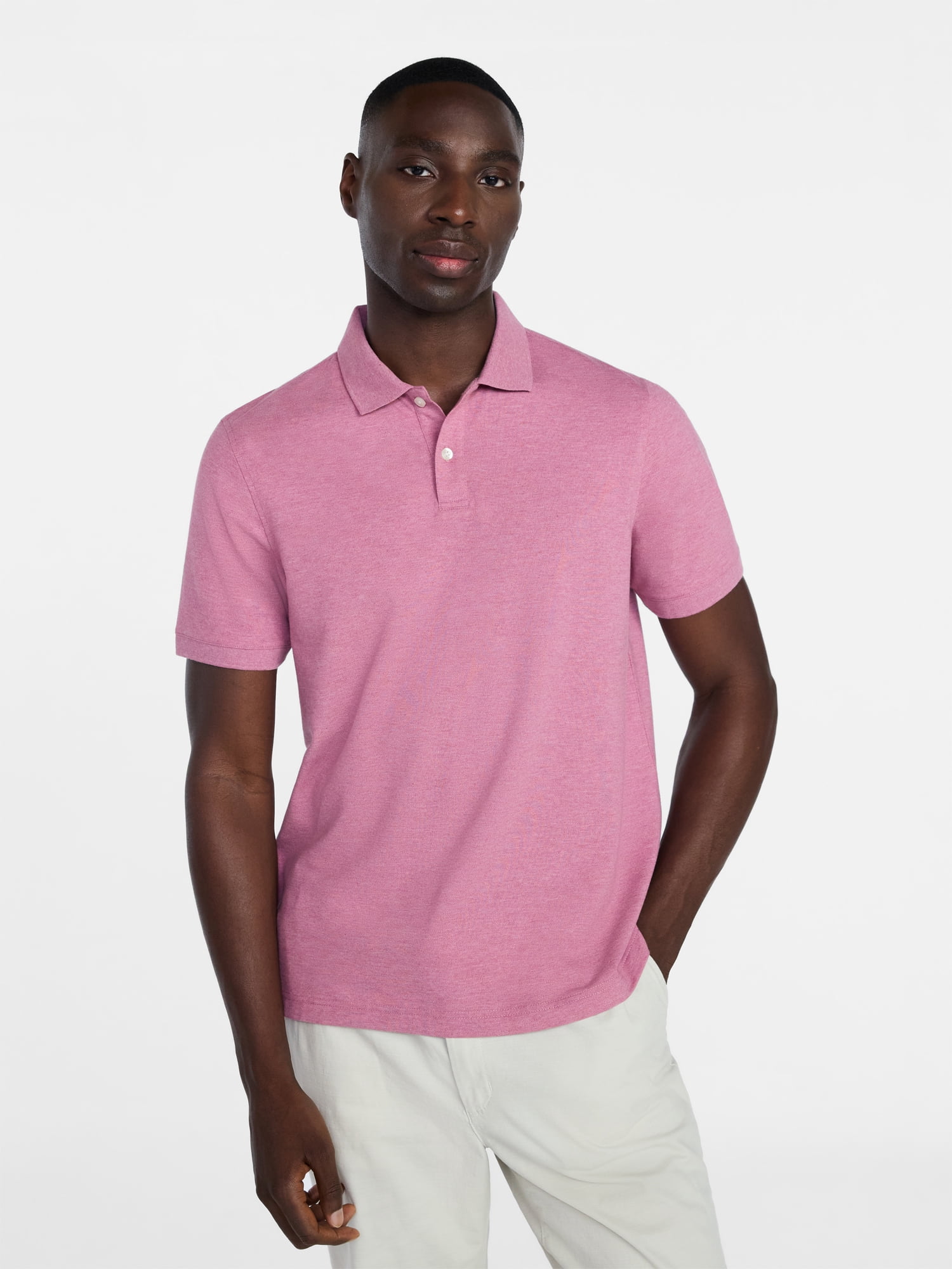 George Men's & Big Men's Classic Fit Pique Polo with Short Sleeves, Sizes XS-5XL, LT-3XLT