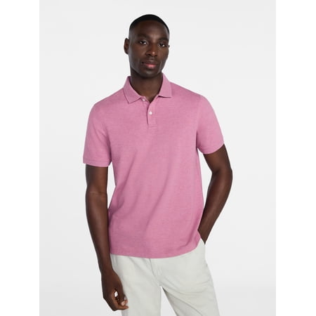 George Men's & Big Men's Classic Fit Pique Polo with Short Sleeves, Sizes XS-5XL, LT-3XLT