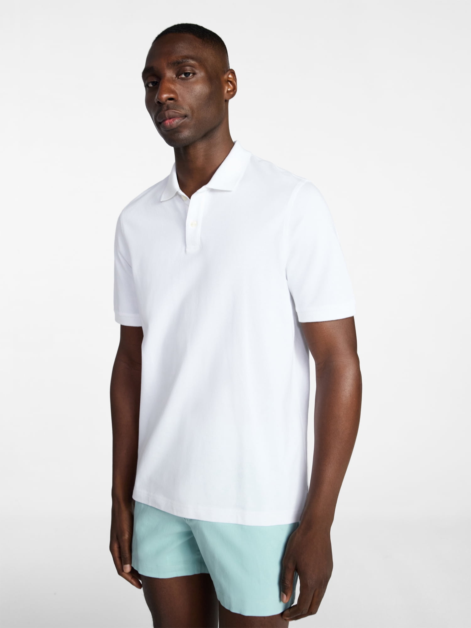 George Men's & Big Men's Classic Fit Pique Polo with Short Sleeves, Sizes XS-5XL, LT-3XLT