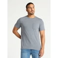 thumbnail image 1 of George Men's & Big Men's Crewneck Pocket Tee with Short Sleeves, Size XS-3XL, 1 of 5