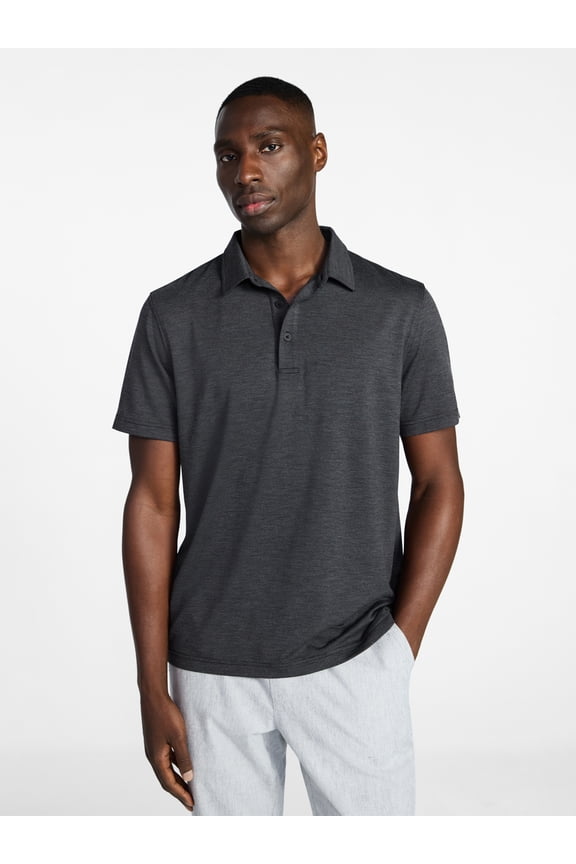 Men's and Big Men's Polo Shirt with Short Sleeves, Sizes S-5XL