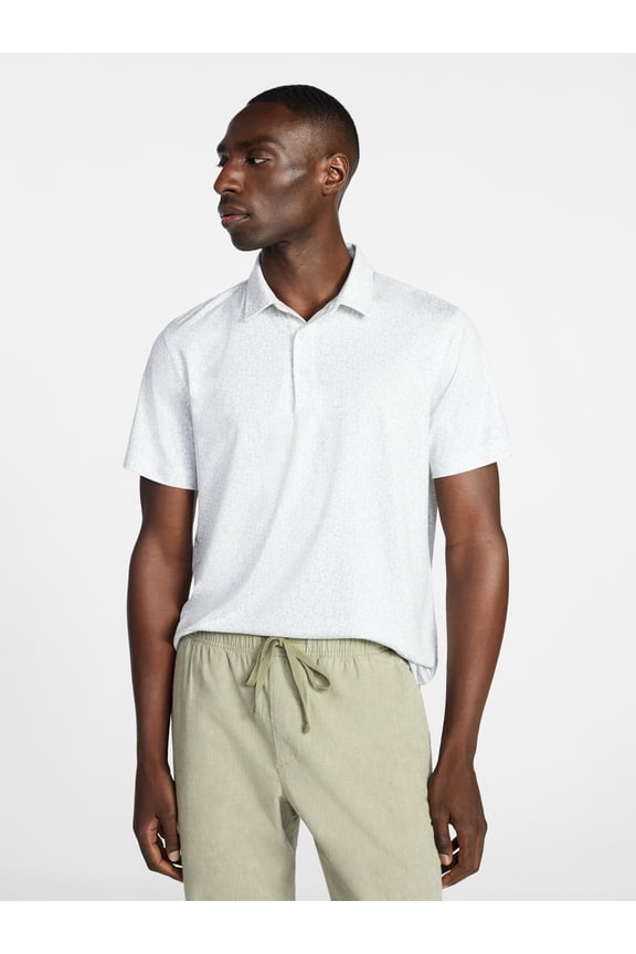 Men's and Big Men's Polo Shirt with Short Sleeves, Sizes S-5XL