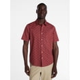 thumbnail image 1 of George Men's & Big Men's Modern Fit Poplin Button Up Shirt with Short Sleeves, Sizes XS-3XL, 1 of 5