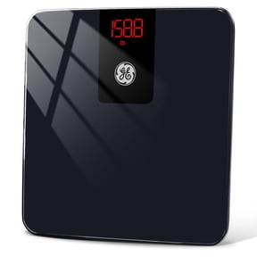 GE Digital Smart Body Scale with App, Bluetooth - Body Weight, BMI - Black