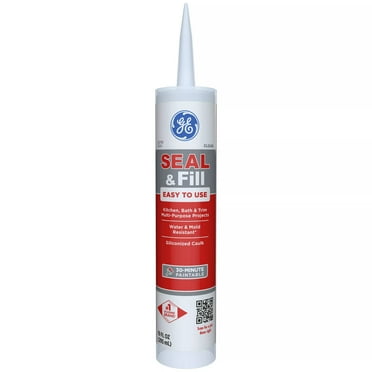 GE Seal And Fill Multipurpose Kitchen & Bath, Pack of 1, Clear 10 fl oz Cartridge
