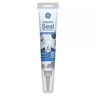GE Seal Interior Kitchen & Bath, Pack of 1, White 2.8 oz Tube