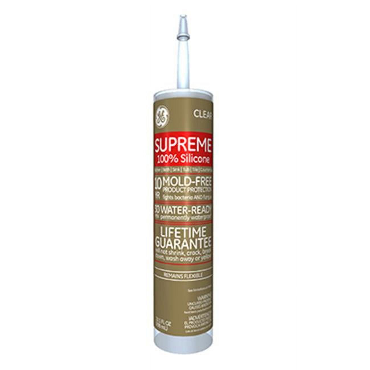 GE Sealants & Adhesives M90006 Supreme Silicone Kitchen & Bath Sealant