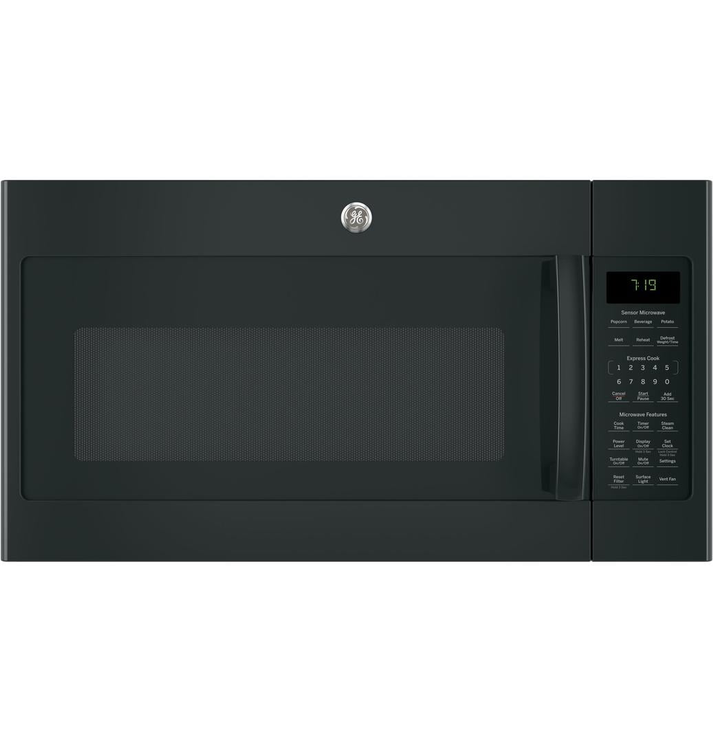 GE Series 1.9-cubic Feet Over-the-ran Sensor Microwave Oven with Recirculating Venting
