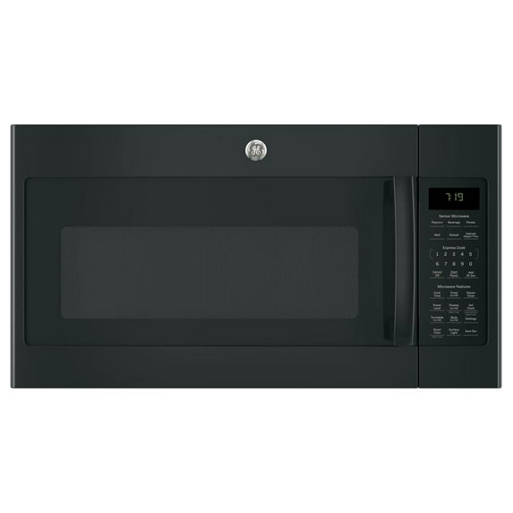 GE Series 1.9-cubic Feet Over-the-ran Sensor Microwave Oven with Recirculating Venting