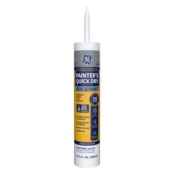 GE Silicone MAP310WT Speed Paint Caulk