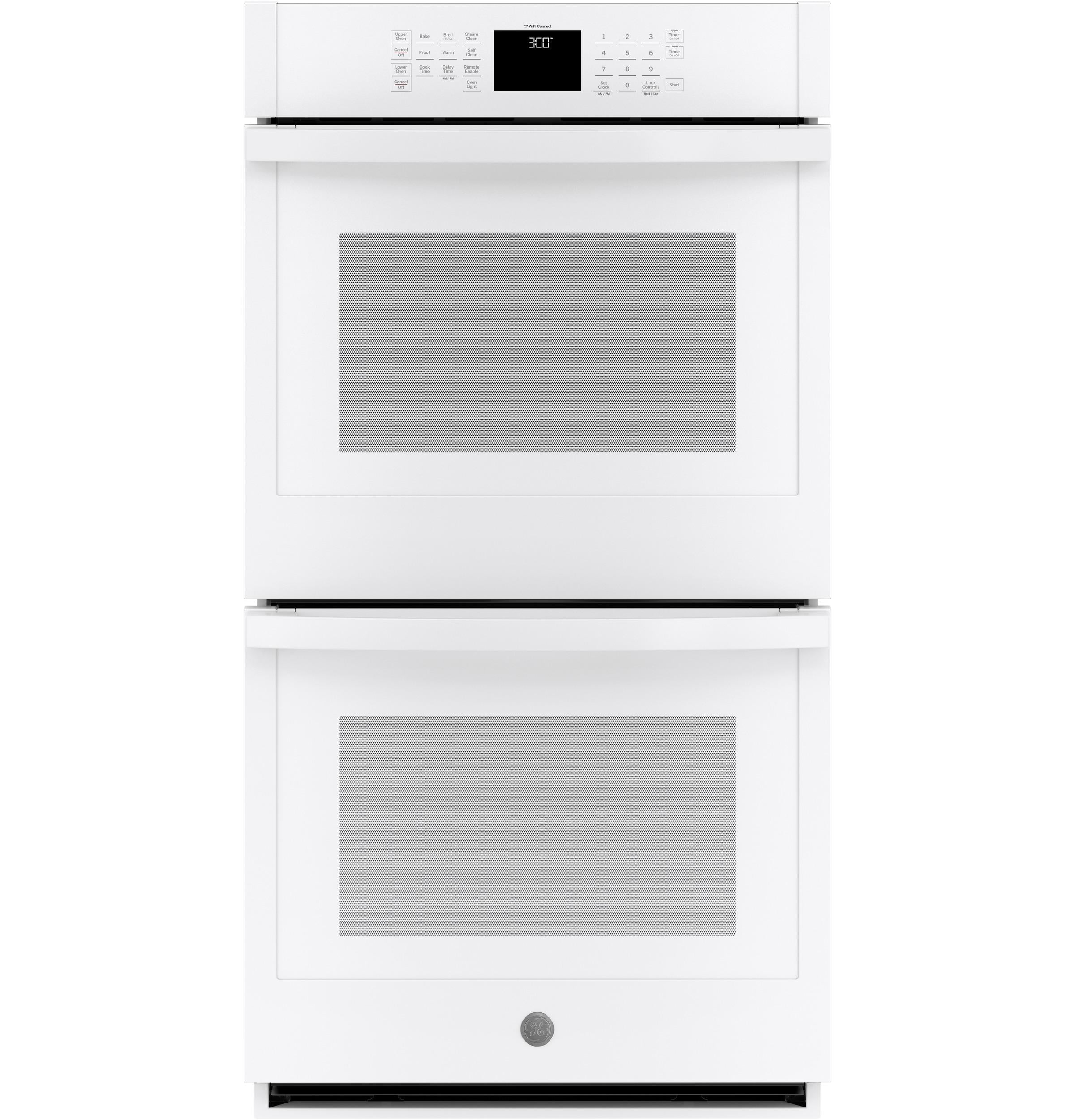 GE Smart Built-In Electric 27" Double Wall Oven in White
