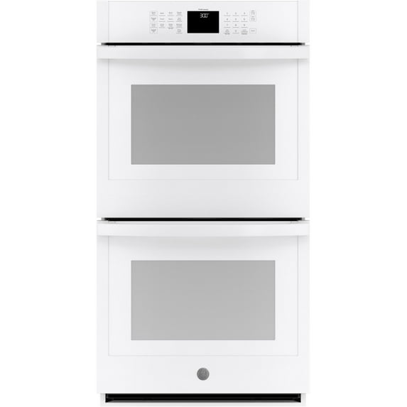 GE Smart Built-In Electric 27" Double Wall Oven in White