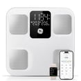 thumbnail image 1 of GE Smart Digital Bathroom Scale – 14-in-1 Body Composition Analyzer, Measures Body Weight, Body Fat & BMI, High-Precision Bluetooth Health Monitor with App, 400 lb Capacity, 11 Inch, 1 of 7
