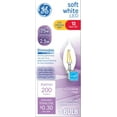 thumbnail image 1 of GE Soft White LED Decorative Light Bulbs, 25 Watt Eqv, 13yr, 1pk, 1 of 7