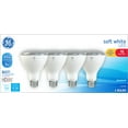 thumbnail image 1 of GE Soft White LED Floodlight Bulbs, 65 Watt Eqv, BR30 Indoor Floodlights, 13 year, 4pk, 1 of 12