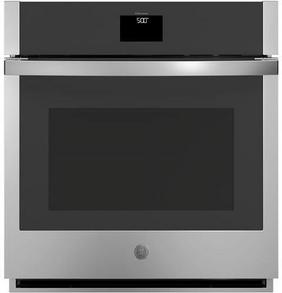 "GE Stainless Steel JKS5000SNSS 27"""" Single Wall Oven with 4.3 cu. ft